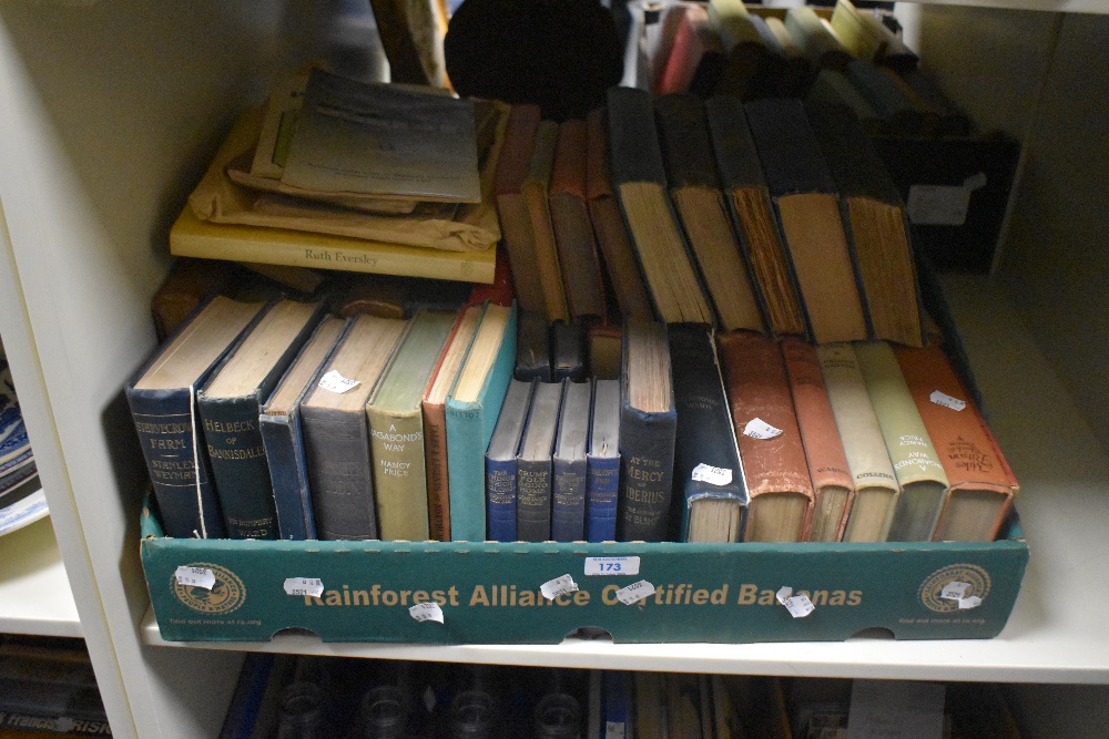 A selection of mixed books comprising titles Nancy Price 'A Vagabond's Way', J.B. Priestley 'They