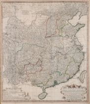 A MAP OF CHINA PUBLISHED BY D'ANVILLE IN HIS ATLAS NOUVELLE ATLAS DE CHINE, PARIS, CIRCA 1730