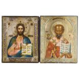 TWO RUSSIAN ICONS, MOSCOW SCHOOL, LATER 19TH CENTURY