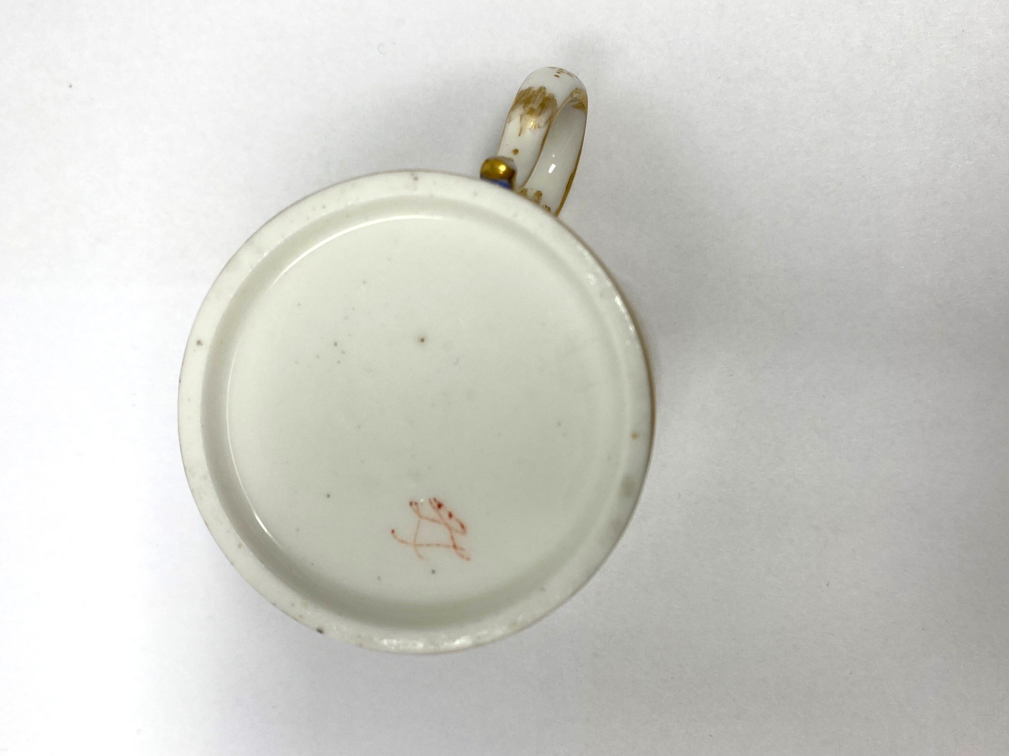 TWO SEVRES COFFEE CANS AND SAUCERS, 1780 AND CIRCA - Image 4 of 11