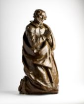 A DONOR FIGURE, UPPER RHENISH, LATE 15TH / EARLY 16TH CENTURY