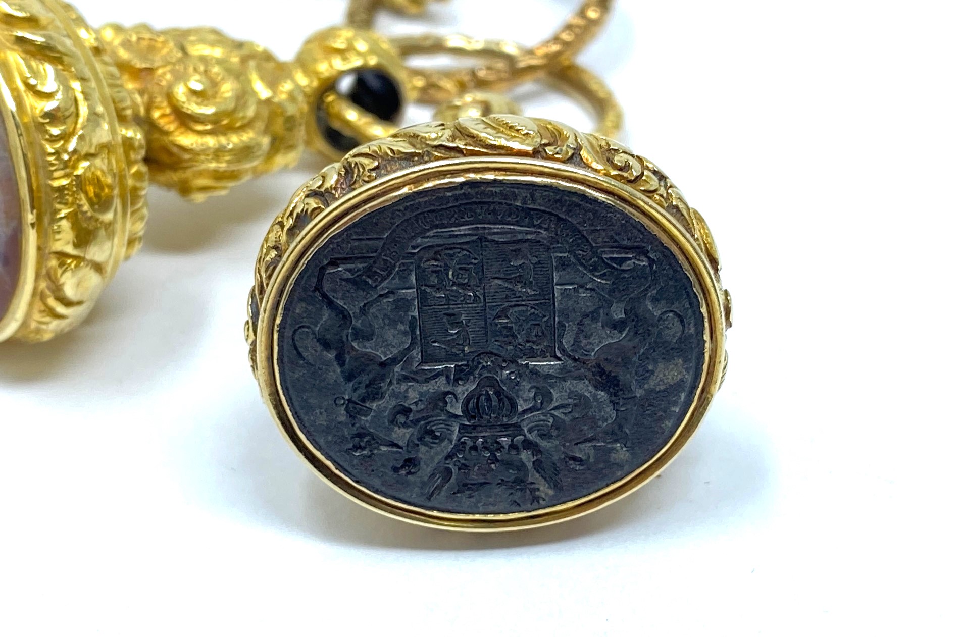 THREE GEORGIAN GOLD-CASED SEALS, CIRCA 1820/30 - Bild 5 aus 5