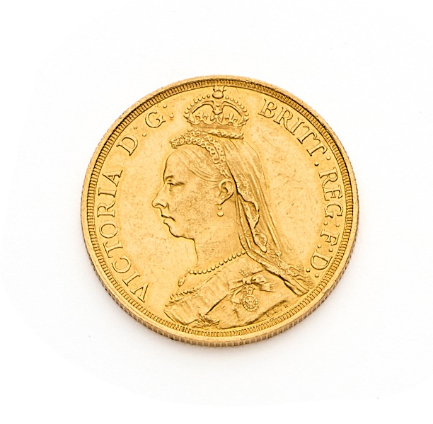 A VICTORIAN JUBILEE HEAD TWO POUND COIN