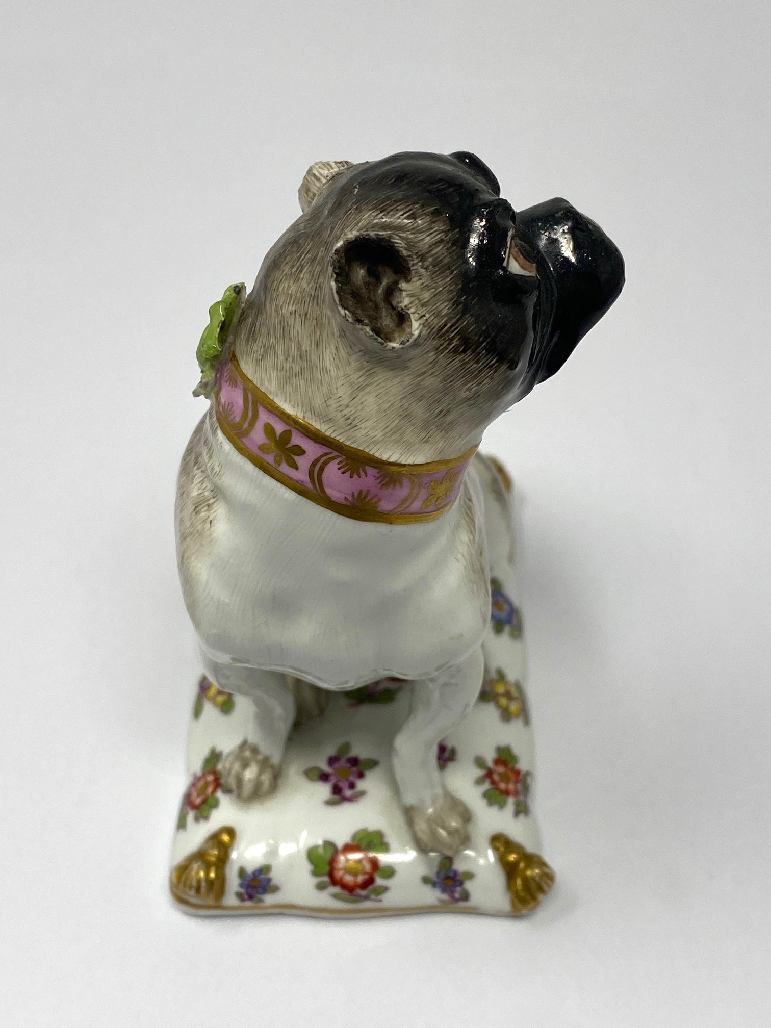 A MEISSEN FIGURE OF A PUG, MID 18TH CENTURY - Image 5 of 6