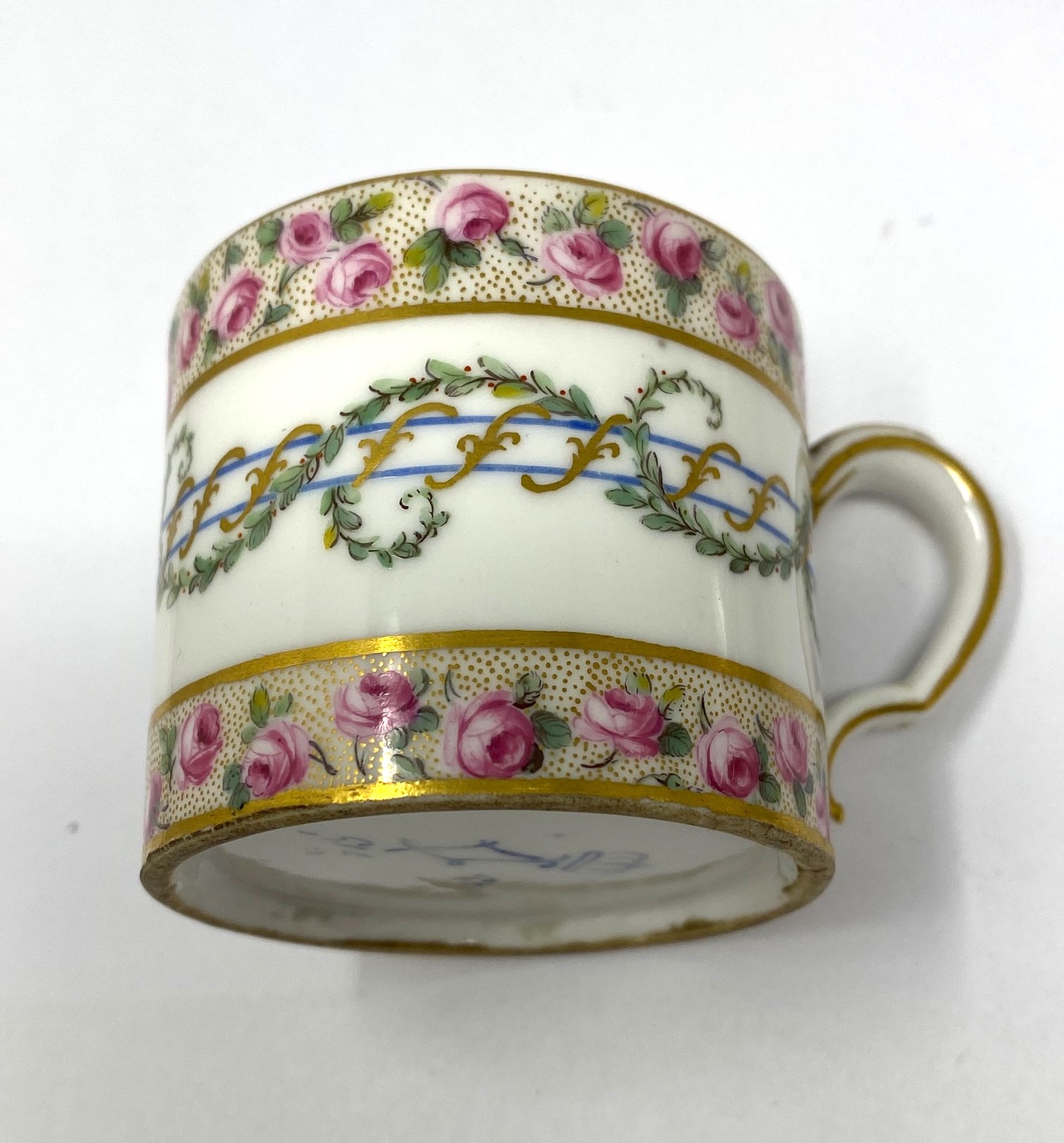 TWO SEVRES COFFEE CANS AND SAUCERS, 1780 AND CIRCA - Image 11 of 11