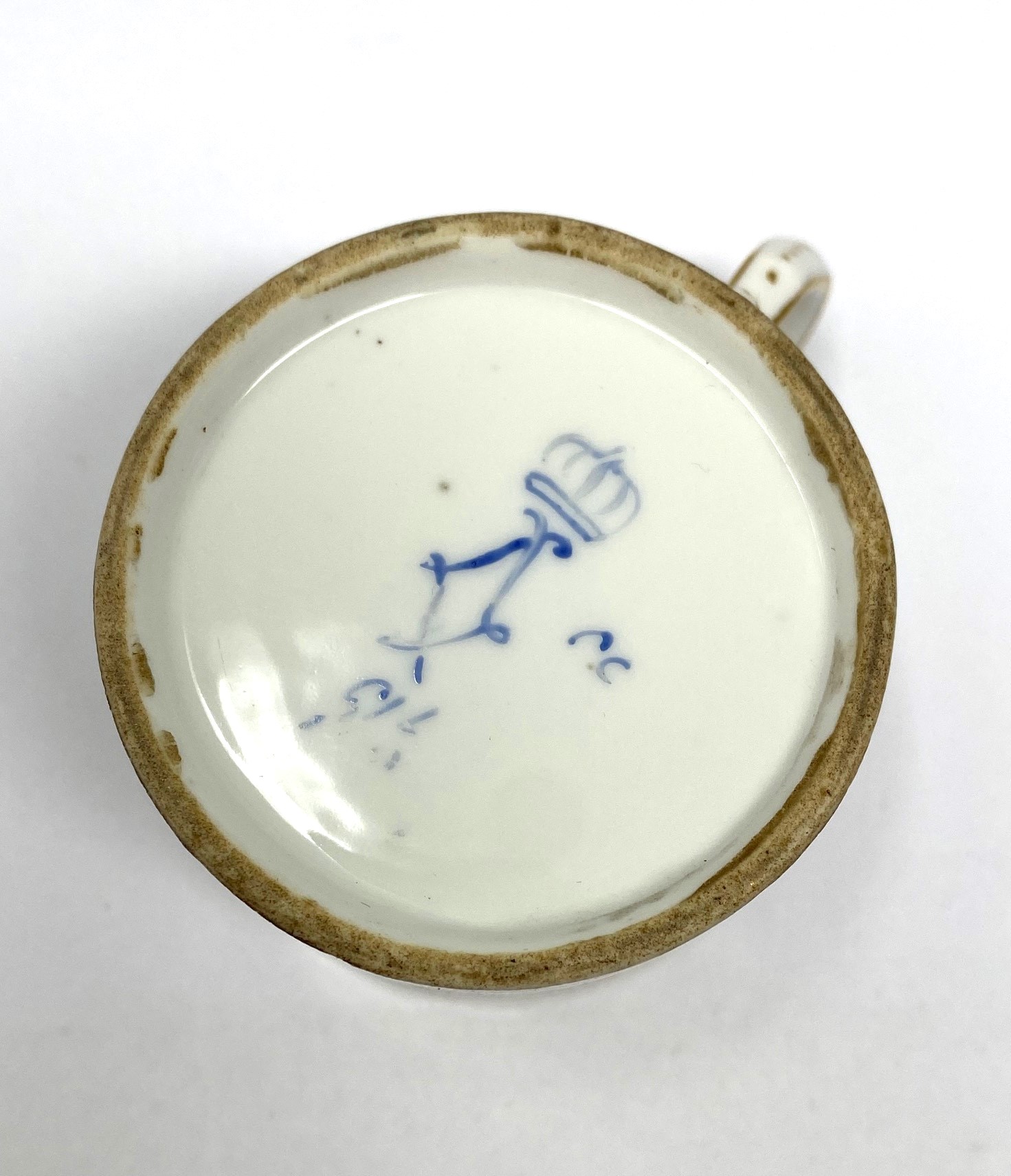 TWO SEVRES COFFEE CANS AND SAUCERS, 1780 AND CIRCA - Image 8 of 11