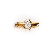 DEREK BIRCH: GOLD AND DIAMOND RING, 1975