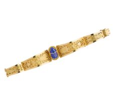 EGYPTIAN LAPIS LAZULI BRACELET