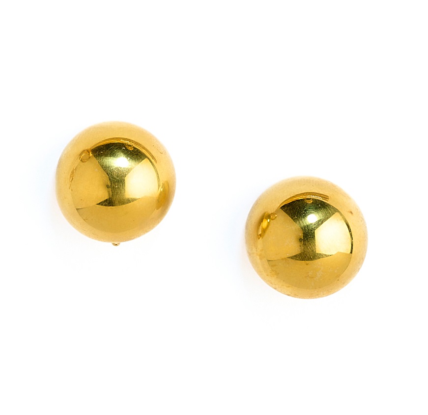 CARTIER: PAIR OF GOLD EAR CLIPS