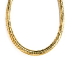 GOLD GASPIPE NECKLACE, 1996