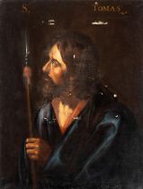 Bartolomeo Mendozzi (ambito di) Saint Thomas Oil on canvas Canvas cm. 101x76