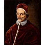 Artista attivo a Roma, ultimo quarto XVII secolo Portrait of Pope Innocent XI Oil on canvas Canvas