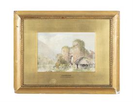 WILLIAM BINGHAM MCGUINNESS RHA (1849 - 1928) Carrisbrooke Watercolour, 17.5 x 25cm Signed with