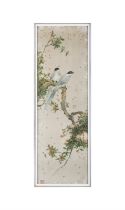 FOUR FRAMED 'BIRDS AND FLOWERS' PRINTS 20世紀 花鳥版畫四幅 China, 20th century. Size: 68 x