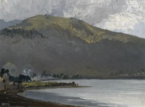 Charles Lamb RHA (1893-1964) Slieve Ban, Rostrevor Oil on panel, 30 x 40cm (11¾ x 15¾") Signed,