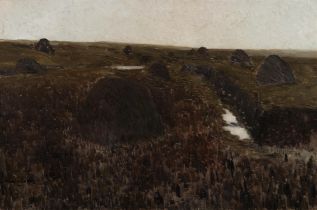 Paul Henry RHA (1877-1958) The Bog (1911) Oil on canvas, 51 x 76cm (20