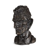 Diarmuid Delargy (b.1958) Samuel Beckett Bronze , 43cm high (17") Signed and inscribed