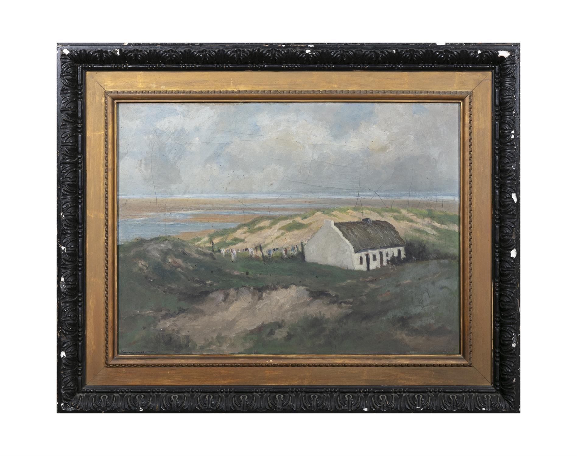 JOHN CRAMPTON WALKER ARHA (1890-1942) Coastal View of a Cottage (Most probably between Portmarnock - Image 2 of 11