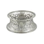 A FINE GEORGE III IRISH SILVER DISH RING Dublin, c.1750, mark of William Townsend,