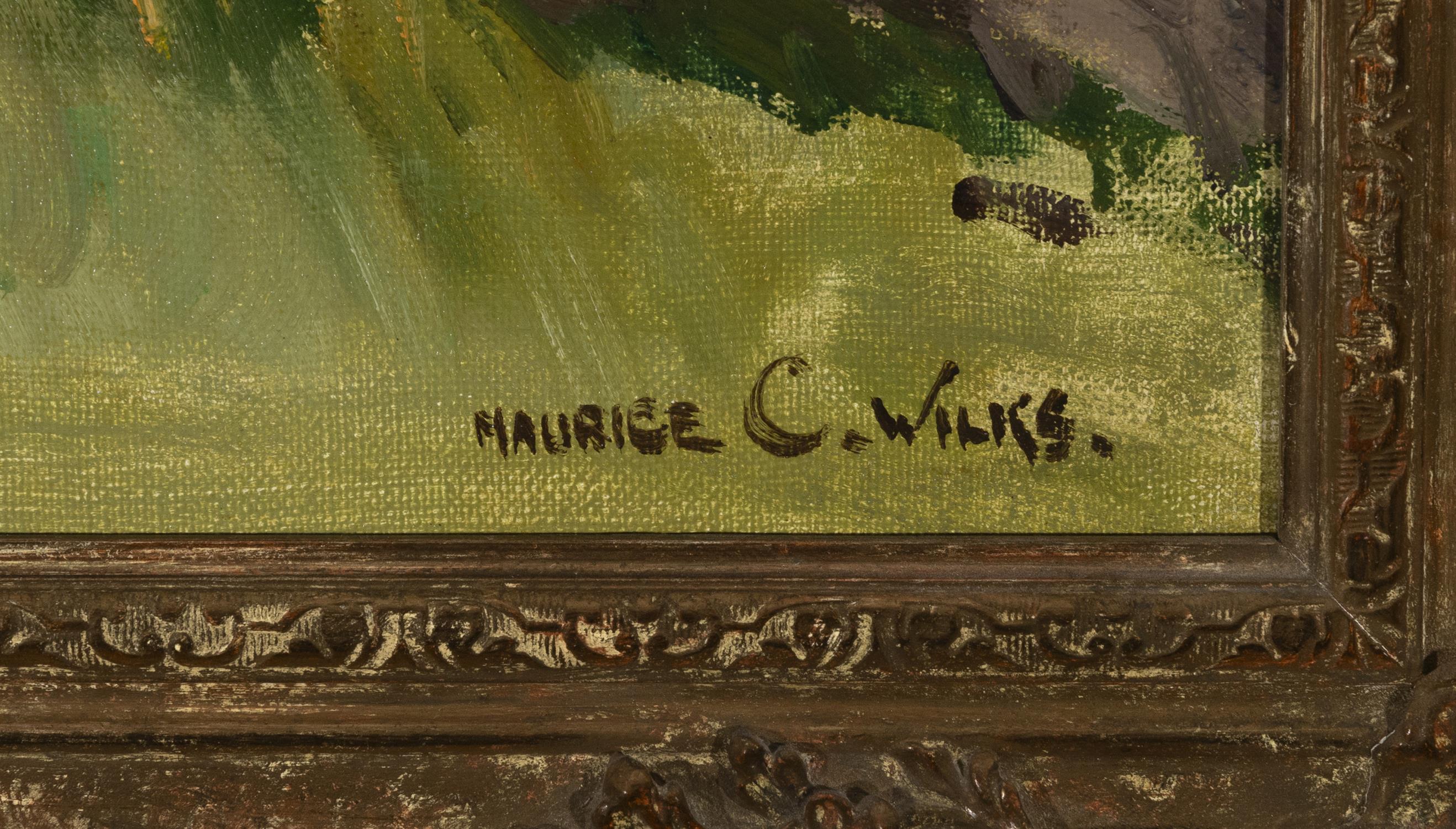 MAURICE C. WILKS ARHA RUA (1910 - 1984) Bringing in Turf, Connemara Oil on canvas, - Image 3 of 8