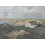 JOHN CRAMPTON WALKER ARHA (1890-1942) Coastal View of a Cottage (Most probably between Portmarnock