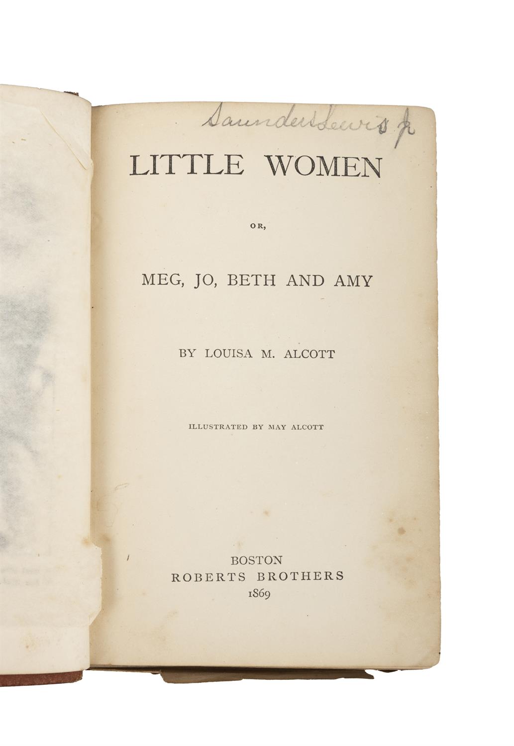 ALCOTT, LOUISA MAY [1832-1888] LITTLE WOMEN, 2 Vols., Boston (Roberts Brothers) 1869, - Image 5 of 6
