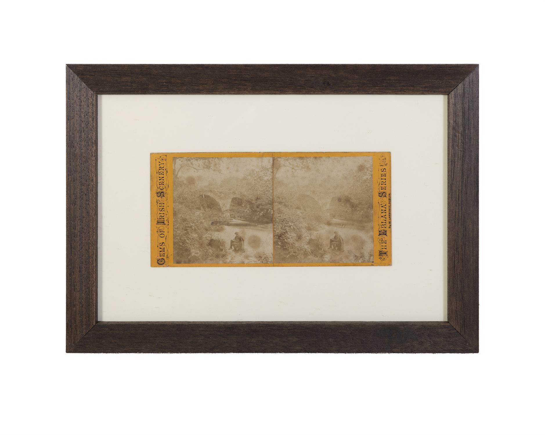 A COLLECTION OF TWELEVE VICTORIAN FRAMED STEREOGRAPHIC VIEWS OF IRELAND printed photographs - Image 8 of 14