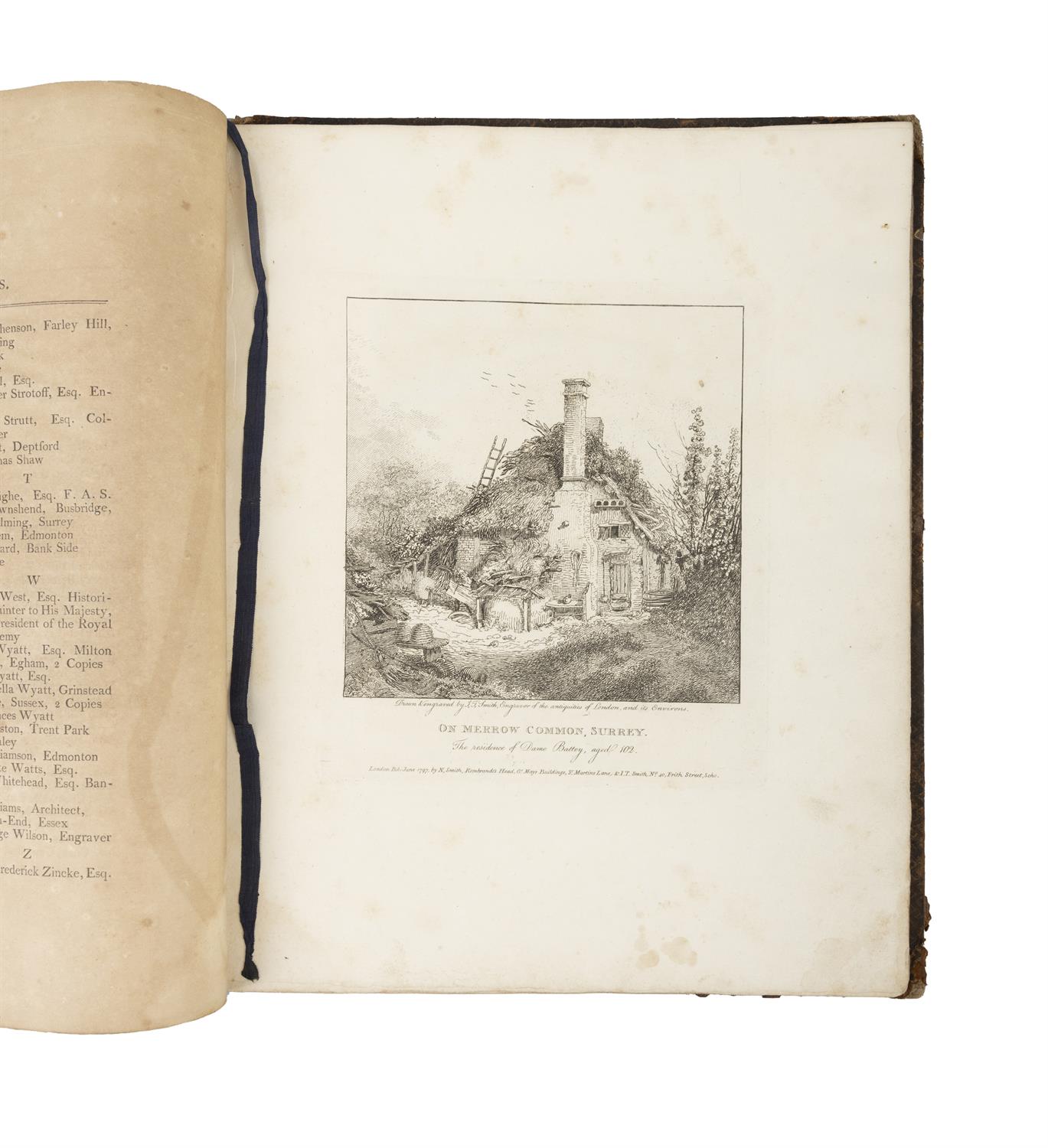 SMITH, John Thomas [1766-1833]: Remarks on Rural Scenery, Printed for, and sold by Nathaniel - Image 4 of 6