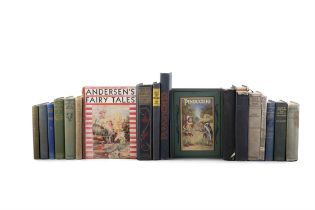 A LARGE COLLECTION OF BOOKS Including: Pinocchio, Andersen's Fairy Tales, Selected Tales of