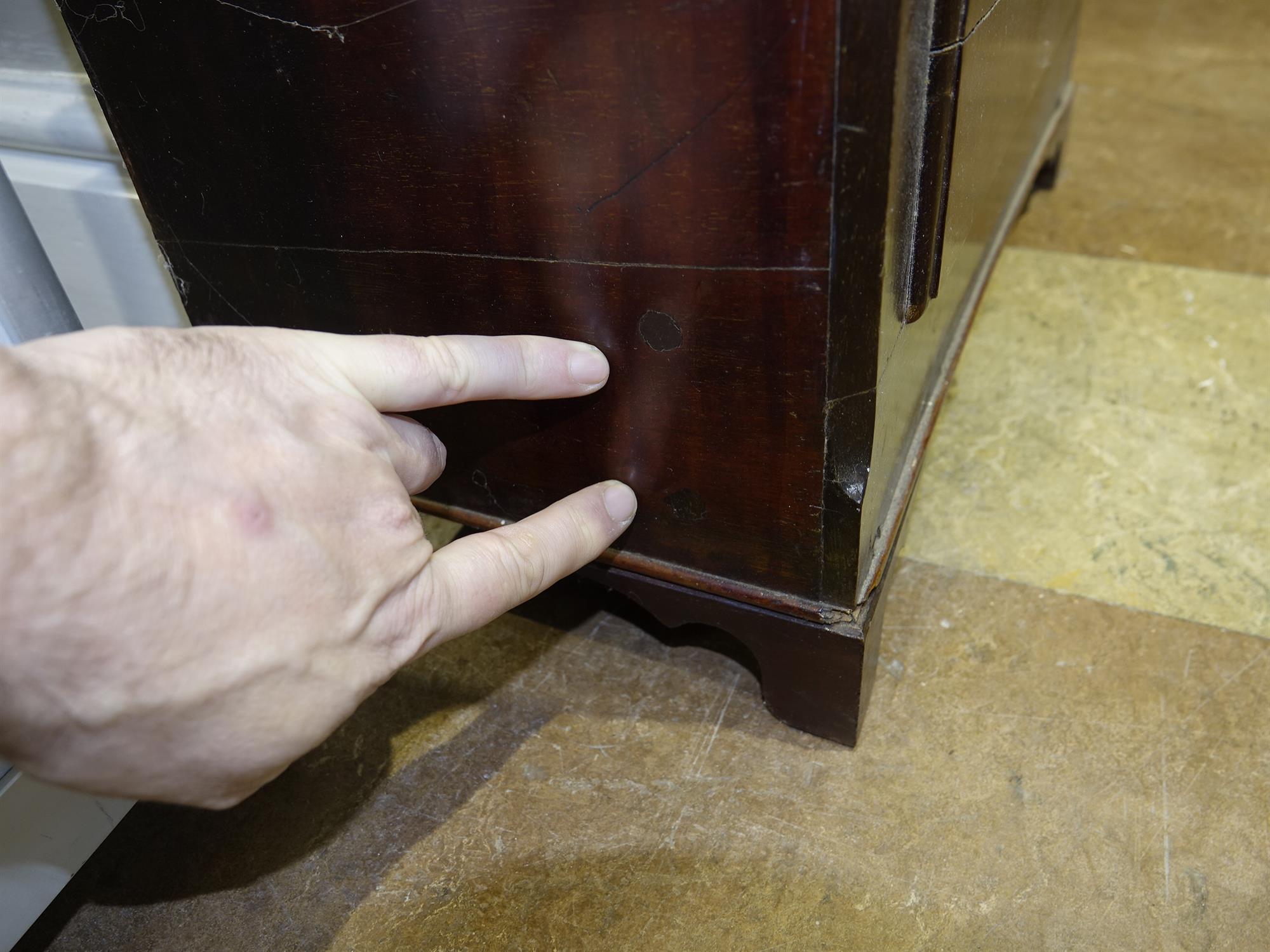 AN IRISH GEORGE III LONGCASE CLOCK, signed John Crampton of Dublin, the detachable hood with - Image 17 of 26