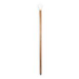 *A WALKING CANE, with carved bone 'fist handle' top in the shape of an eagle's claw grasping an