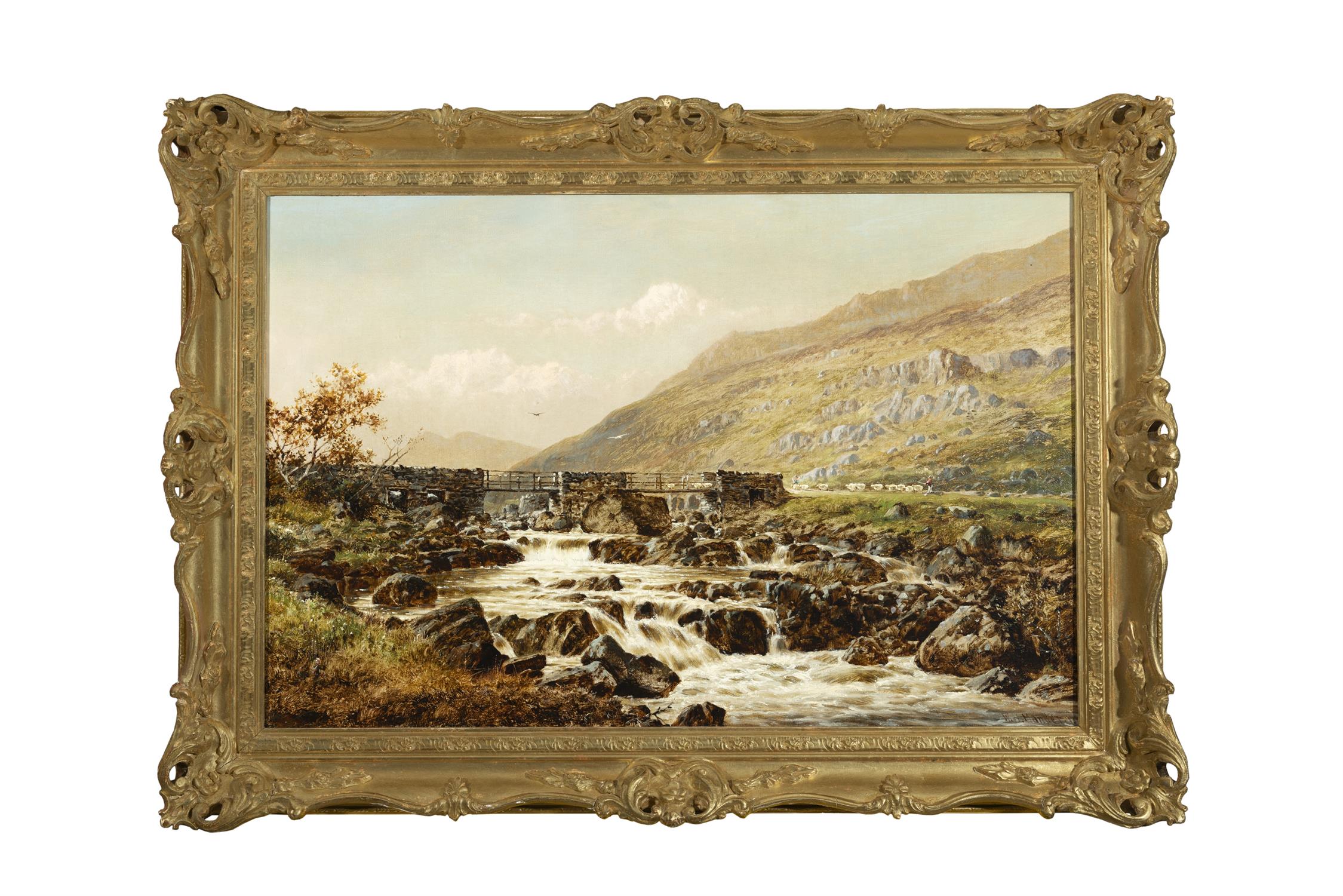 WILLIAM HENRY MANDER (1850-1922) Pont-Y-Garth, Near Capel Curig, North Wales Oil on canvas, 40. - Image 2 of 9