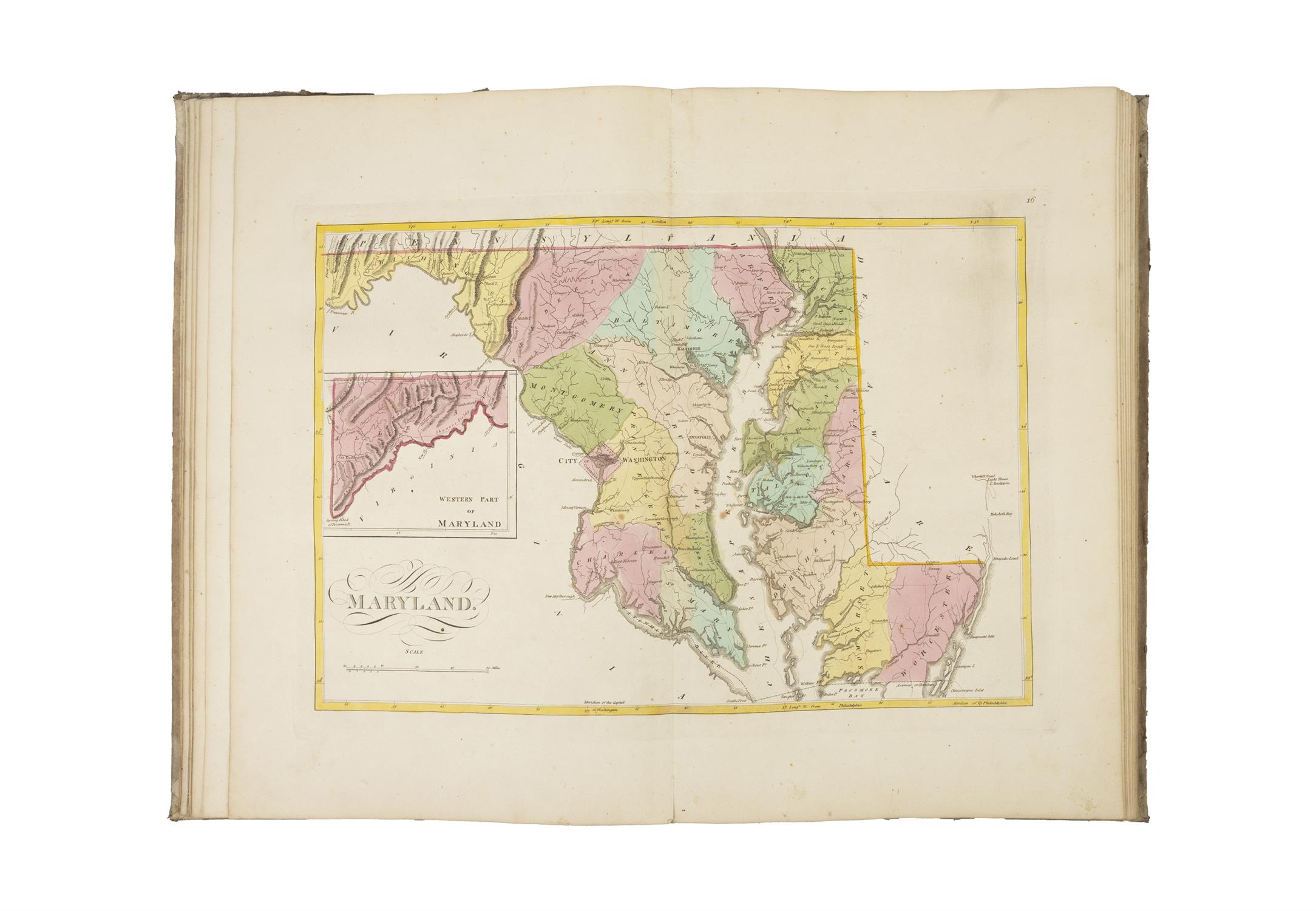 CAREY'S General Atlas Improved and Enlarged, being a Collection of Maps of the World and - Image 4 of 17