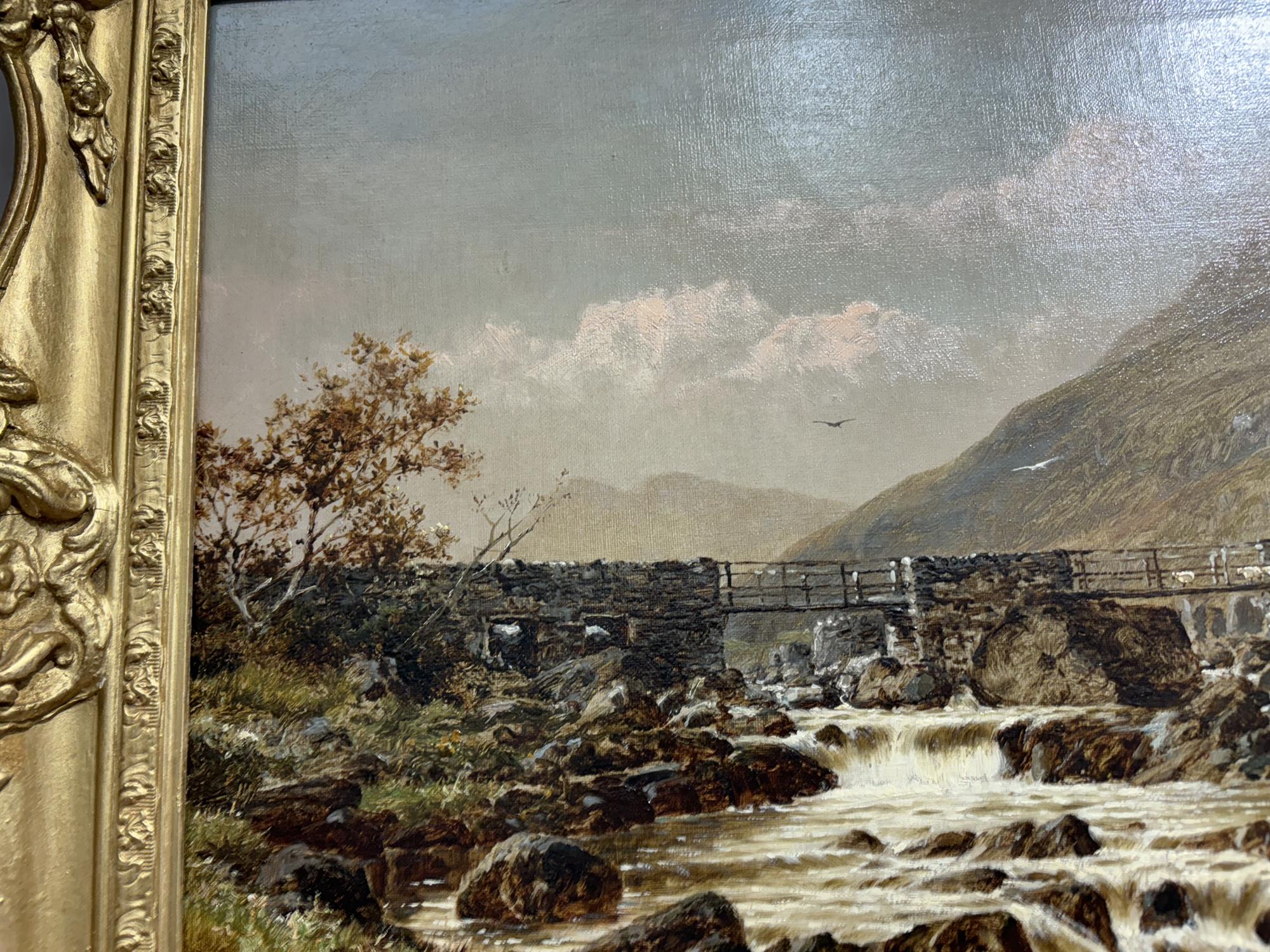 WILLIAM HENRY MANDER (1850-1922) Pont-Y-Garth, Near Capel Curig, North Wales Oil on canvas, 40. - Image 6 of 9