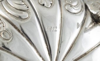 A GEORGE II IRISH SILVER CIRCULAR SUGAR BOWL, Dublin c.1750, mark of William Townsend,