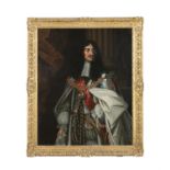 ATTRIBUTED TO SIR GODFREY KNELLER (1646-1723) Portrait of Charles II, three quarter length,