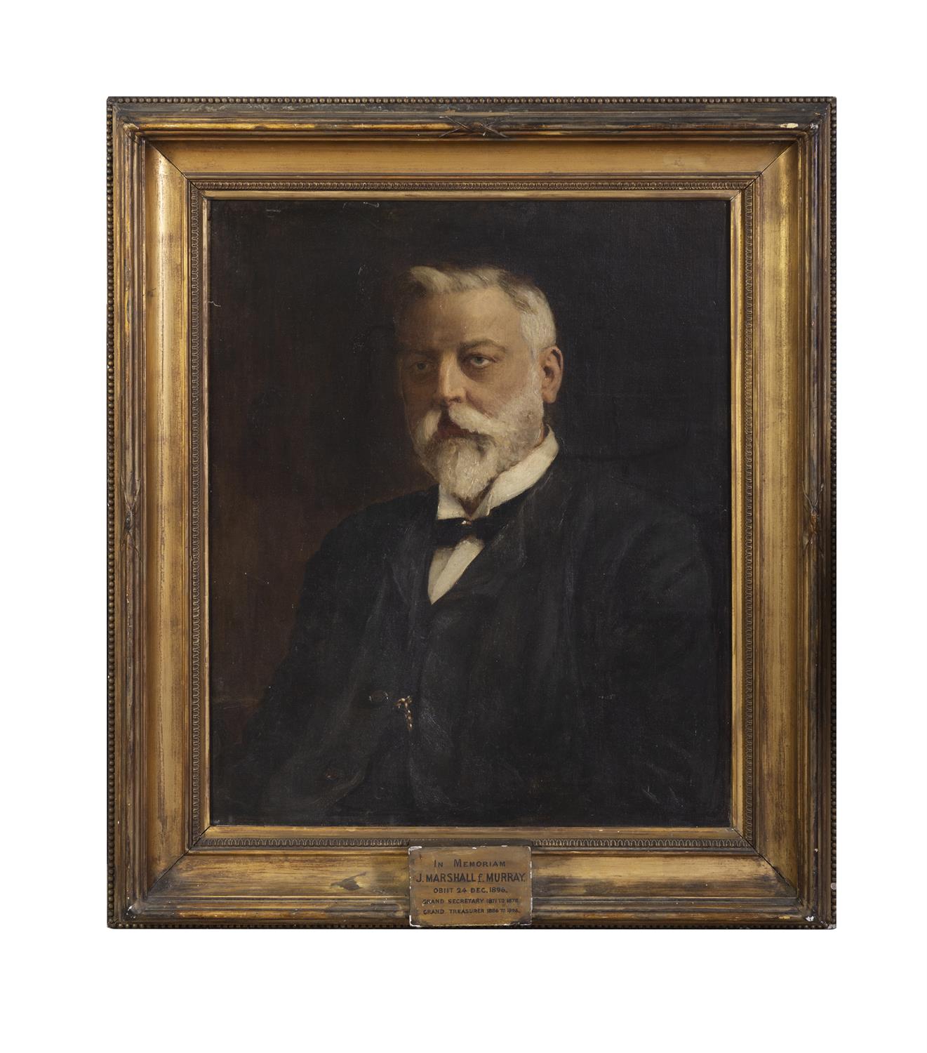 WALTER FREDERICK OSBORNE RHA (1859-1903) Portrait of J. Marshall F. Murray Oil on canvas, 73.