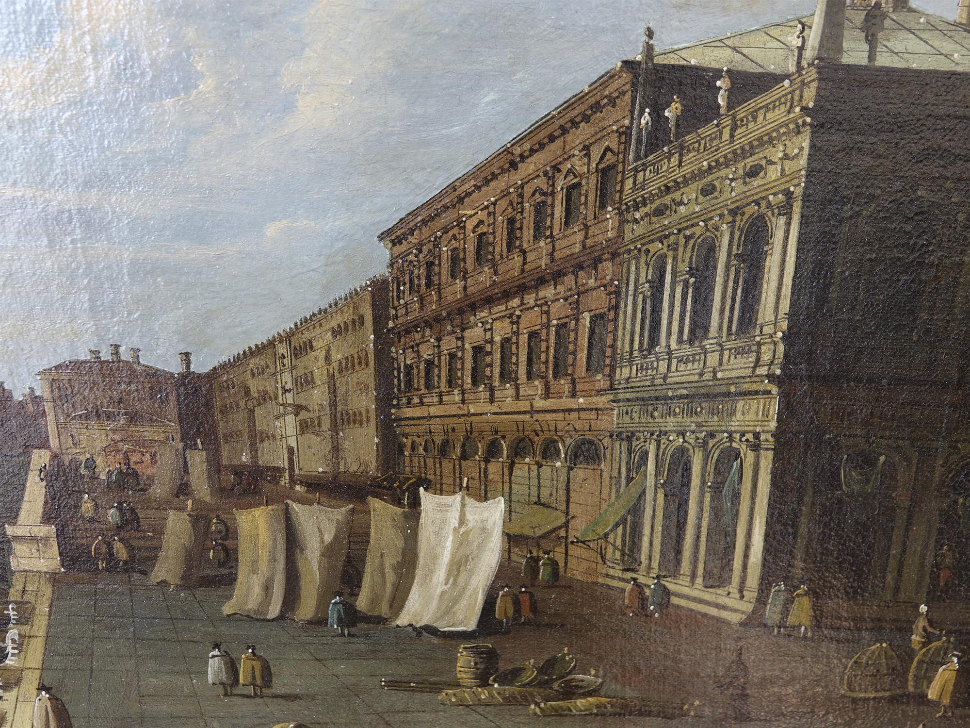 SCHOOL OF CANALETTO, 18TH CENTURY A View on the Grand Canal, Venice Looking Towards the Basilica - Image 8 of 12