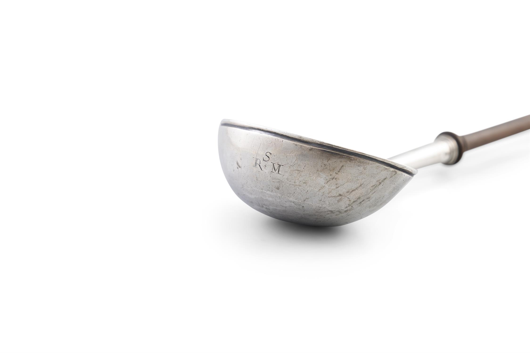 A GEORGE II SILVER TODDY LADLE, London c.1733, maker's mark of Francis Spilsbury, - Image 2 of 2