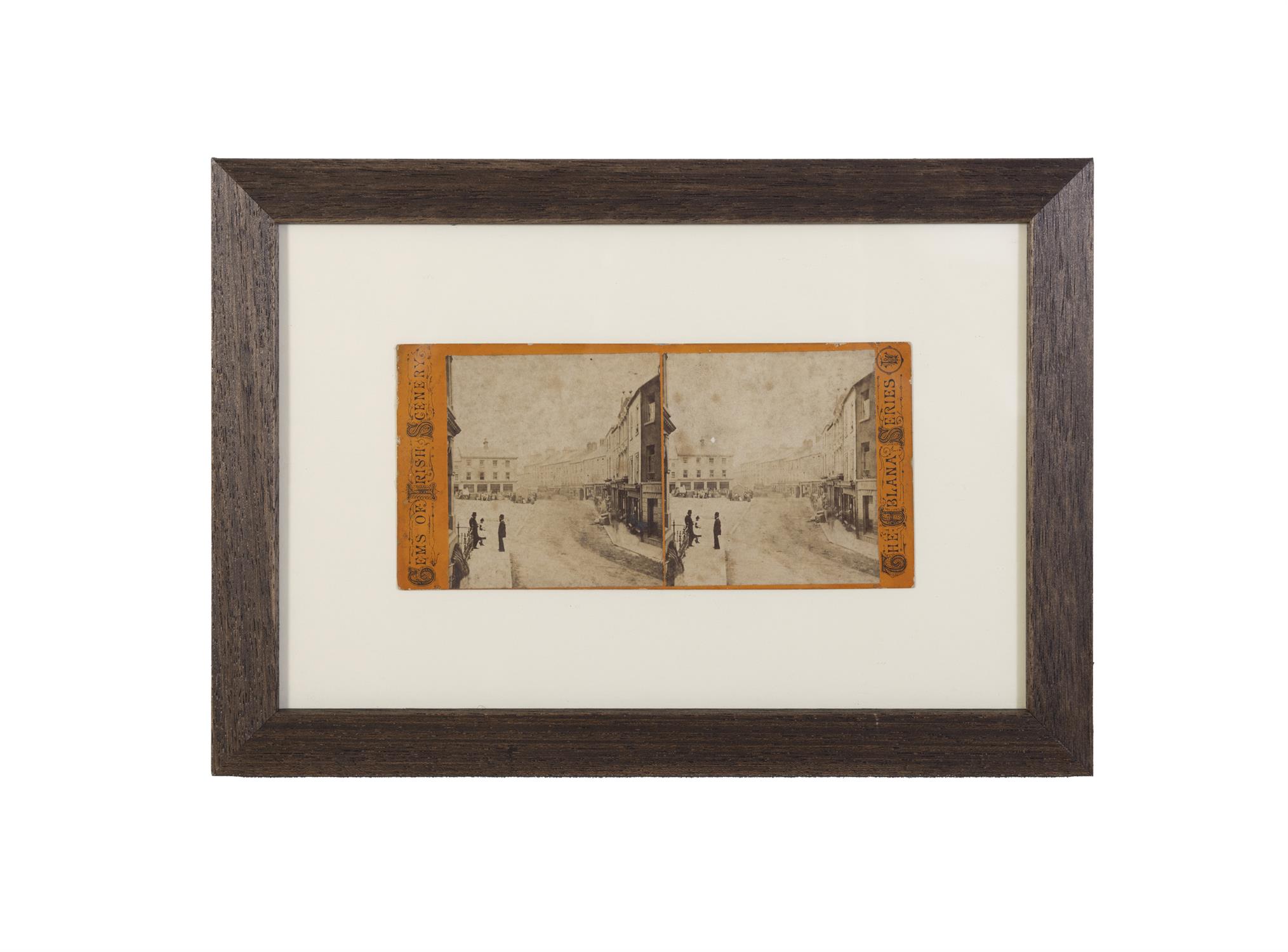 A COLLECTION OF TWELEVE VICTORIAN FRAMED STEREOGRAPHIC VIEWS OF IRELAND printed photographs - Image 5 of 14