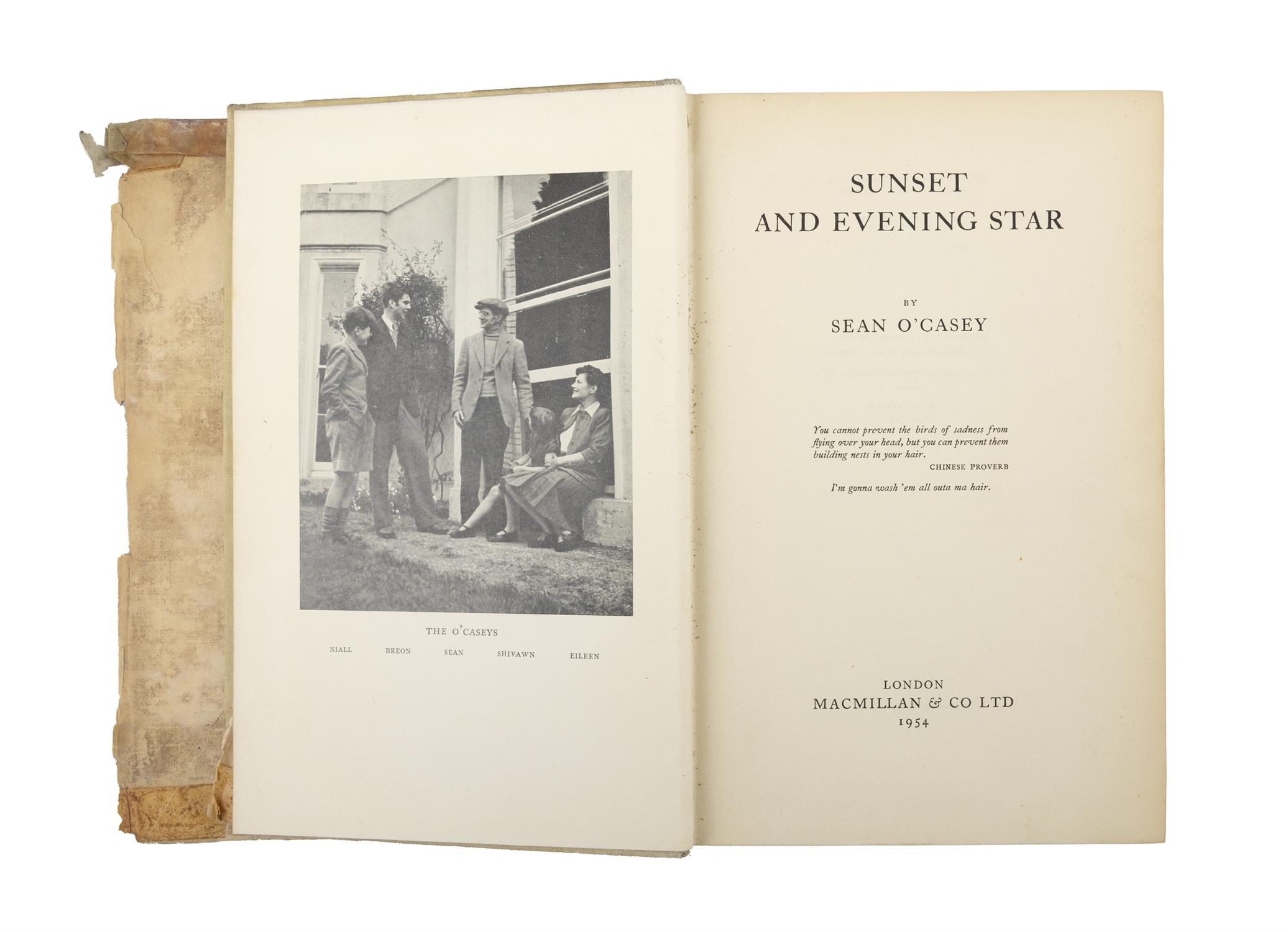 IRISH INTEREST: O'Casey, Sean, Sunset and Evening Star, London (Macmillan & Co. Ltd. - Image 10 of 10