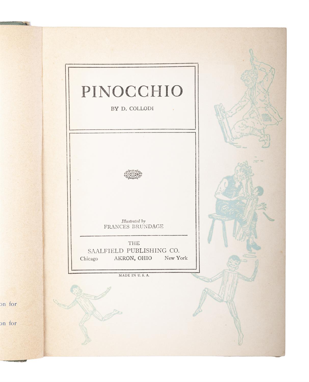 A LARGE COLLECTION OF BOOKS Including: Pinocchio, Andersen's Fairy Tales, Selected Tales of - Image 2 of 9
