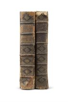 BIBLIA SACRA: 2 vols. folio, second edition, Augsburg 1726, black and red title,
