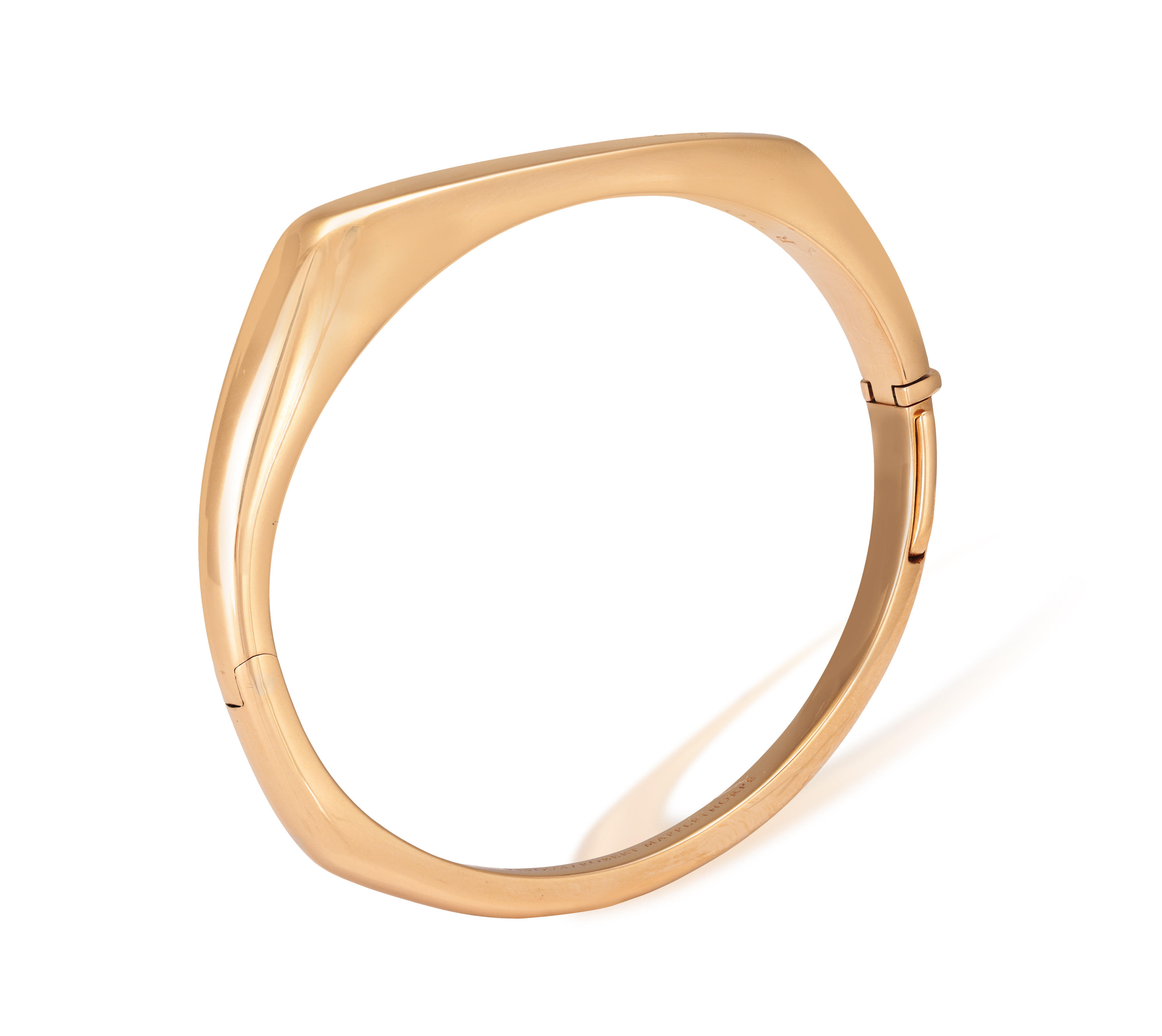 A GOLD 'ROBERT MAPPLETHORPE' BANGLE, DESIGNED BY GAIA REPOSSI, FOR REPOSSI Limited Edition, - Image 3 of 8
