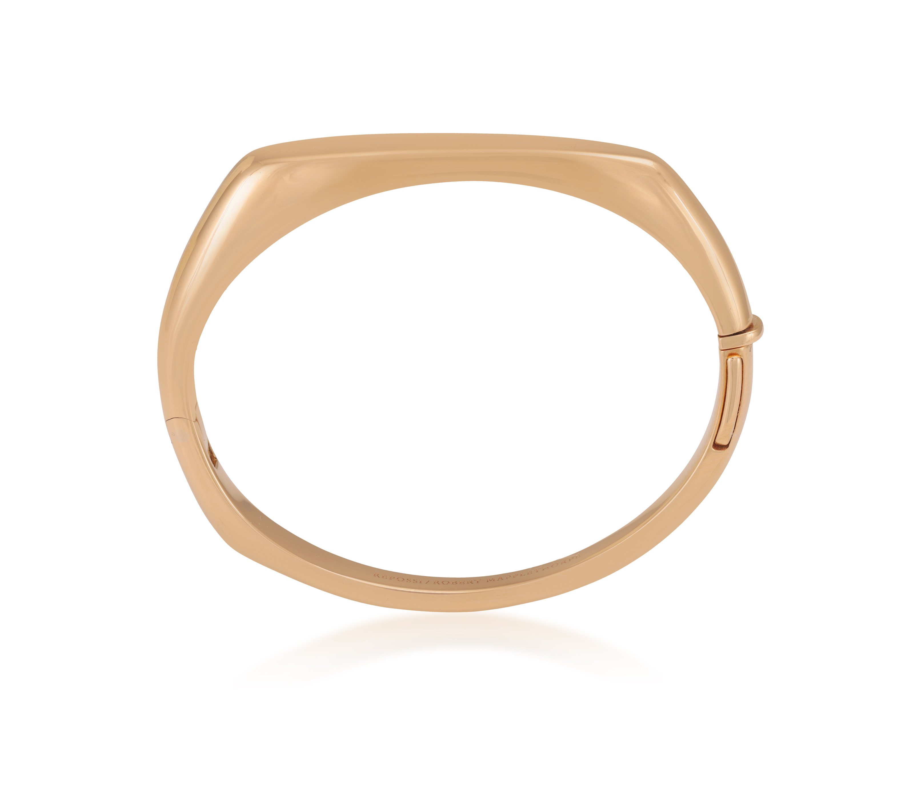 A GOLD 'ROBERT MAPPLETHORPE' BANGLE, DESIGNED BY GAIA REPOSSI, FOR REPOSSI Limited Edition, - Image 2 of 8