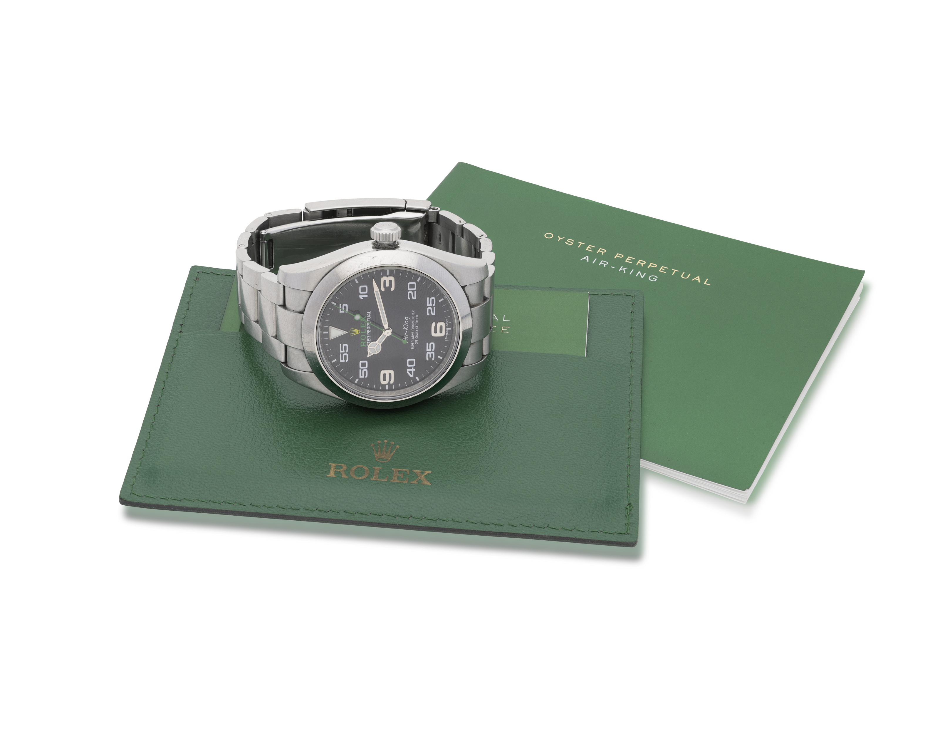 A STAINLESS 'OYSTER PERPETUAL AIR-KING' WRISTWATCH, BY ROLEX, CIRCA 2017 31-jewel Cal-3131 automatic - Image 2 of 6