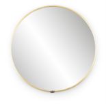 MIRROR A circular brass framed mirror. Italy, c.1960. 34.5cm(h)