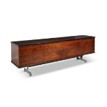 ROBIN DAY (1913 - 2000) A rosewood sideboard by Robin Day. UK, c.1960. 214 x 46 x 72.5cm(h)