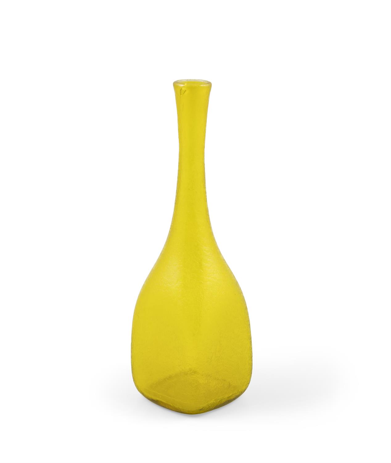 VASE A yellow vintage glass vase by Carlo Nason for Moretti & Nason. Italy, c. 1960. 29.5cm(h)