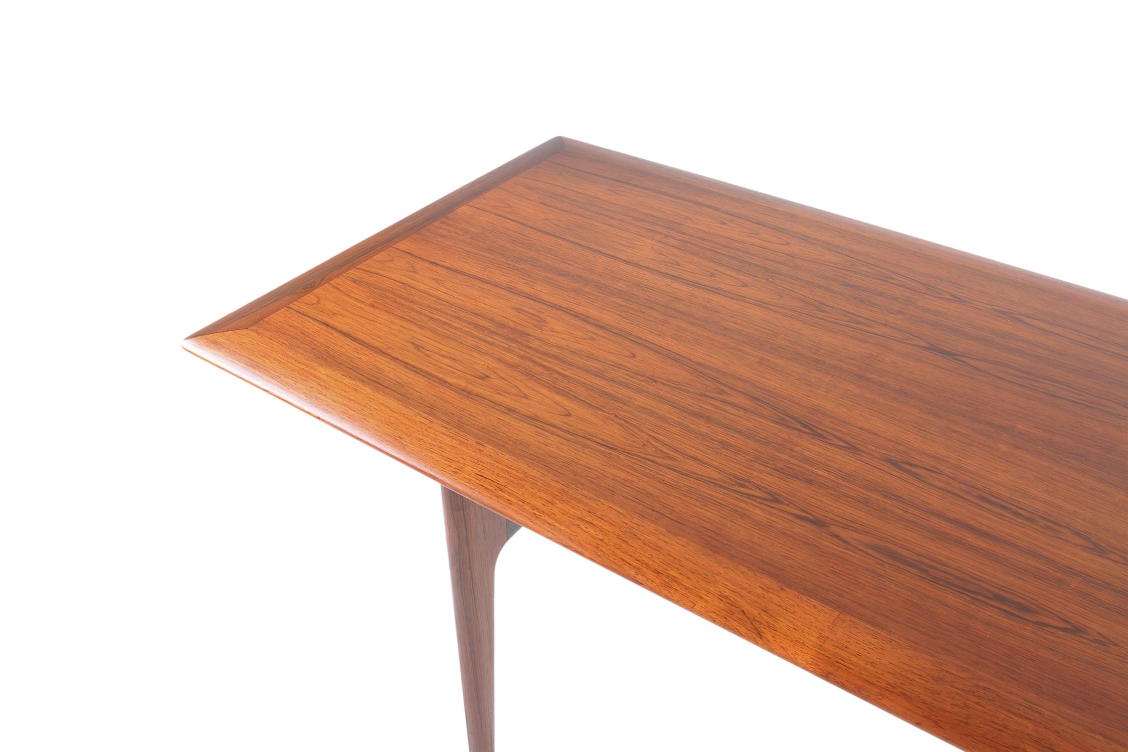 JOHANNES ANDERSEN A rosewood coffee table by Johannes Andersen for CFC. Silkeborg, Denmark, c.1960. - Image 3 of 7